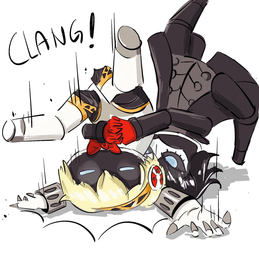 amamiya ren, aigis, and joker (persona and 3 more) drawn by art3misvariant