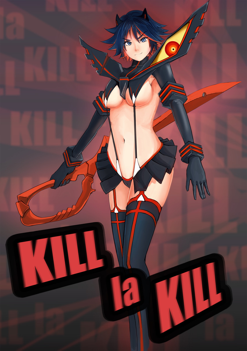 matoi ryuuko and senketsu (kill la kill) drawn by murimu