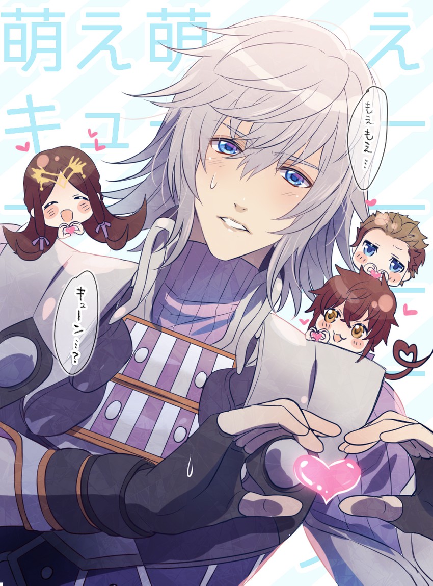 lora, jin, fan la norne, and mikhail (xenoblade chronicles and 2 more) drawn by toa_(user_enm6130)