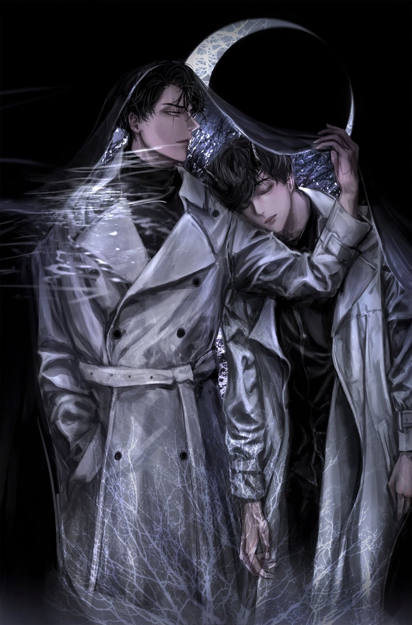 kim dokja and yoo joonghyuk (omniscient reader's viewpoint) drawn by dante_(_dannnte_)