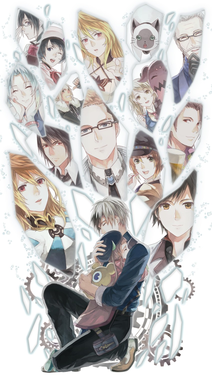 milla maxwell, jude mathis, alvin, elize lutus, teepo, and 11 more (tales of and 2 more) drawn by xino