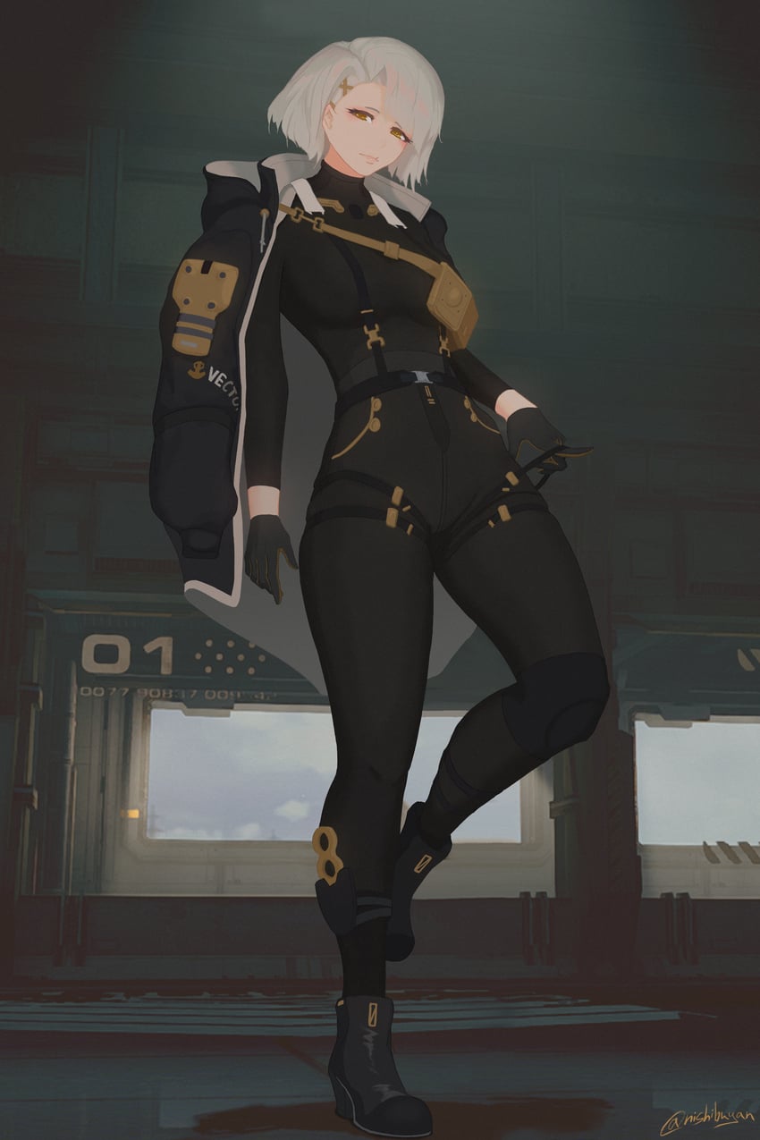 vector (girls' frontline and 1 more) drawn by nishibuya