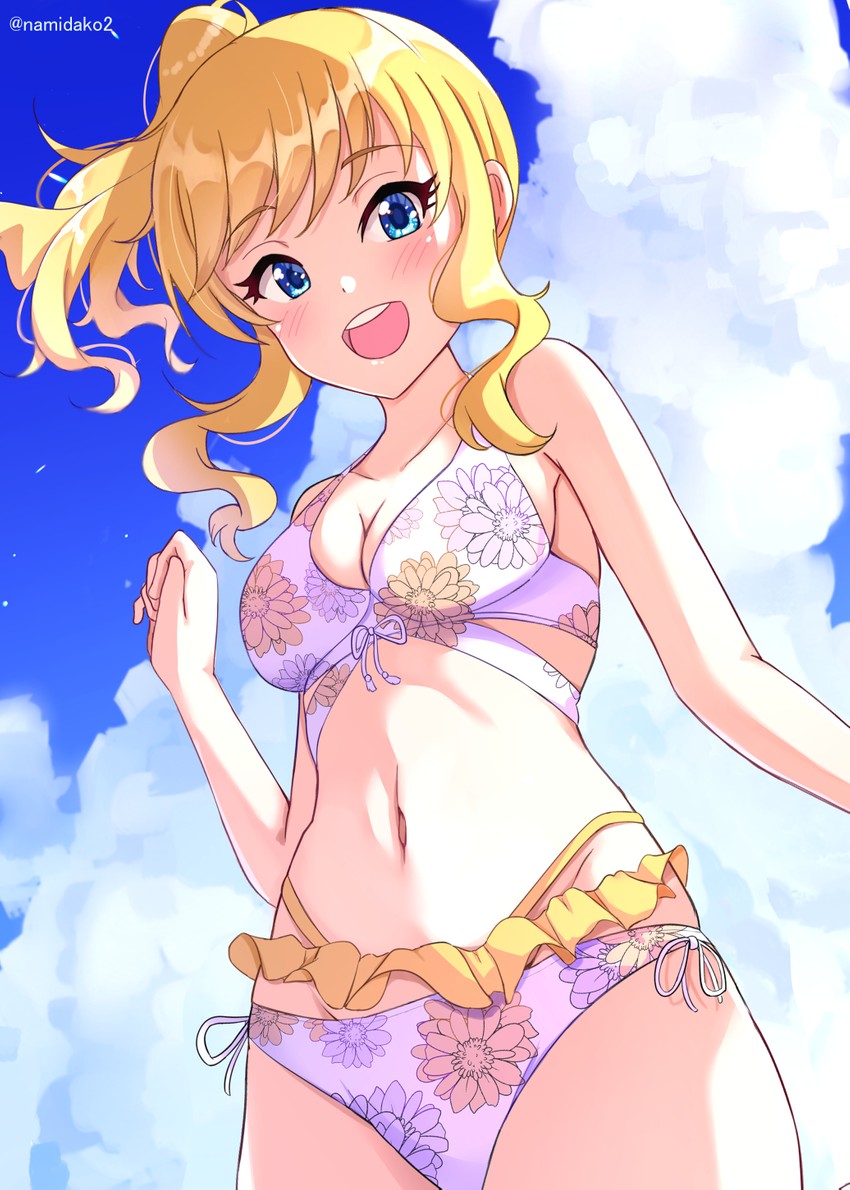 ohtsuki yui (idolmaster and 2 more) drawn by namidako