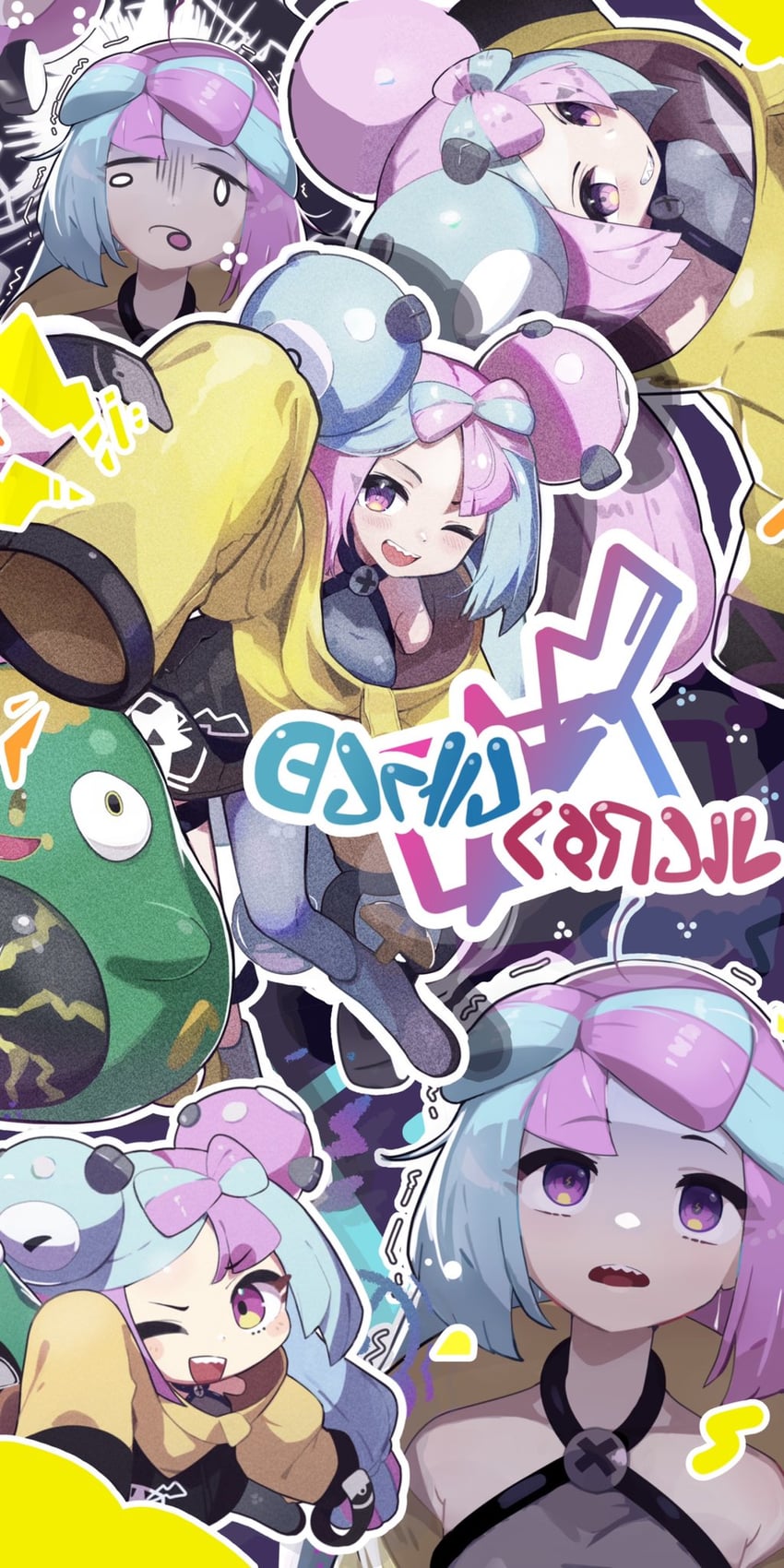 iono and bellibolt (pokemon and 1 more) drawn by tatedano_kabae