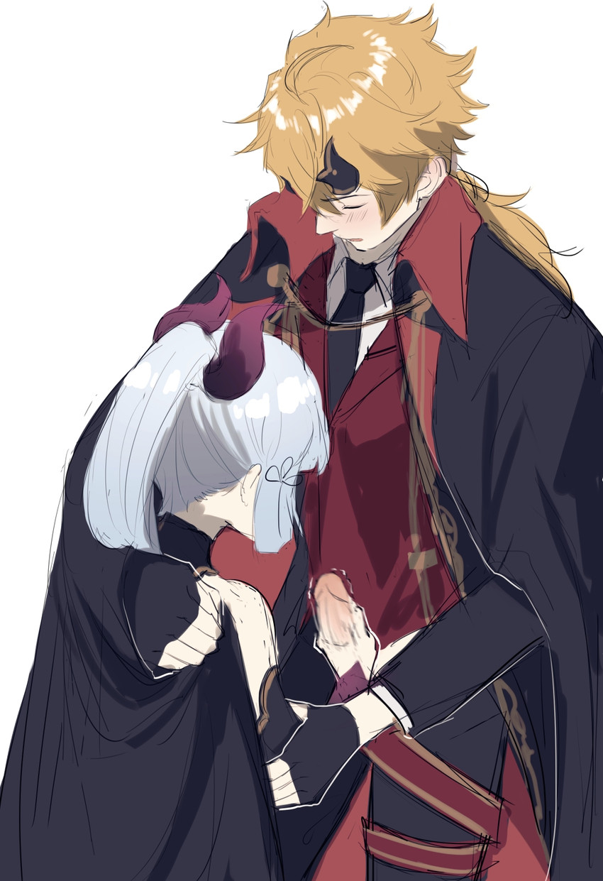kamisato ayaka and thoma (genshin impact) drawn by ayaka_(user_vumz4832)