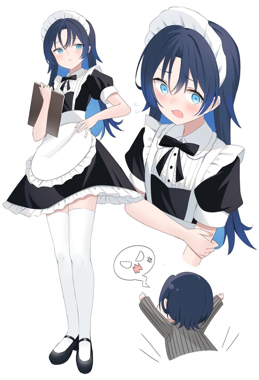 hiodoshi ao (hololive and 1 more) drawn by toui_penko