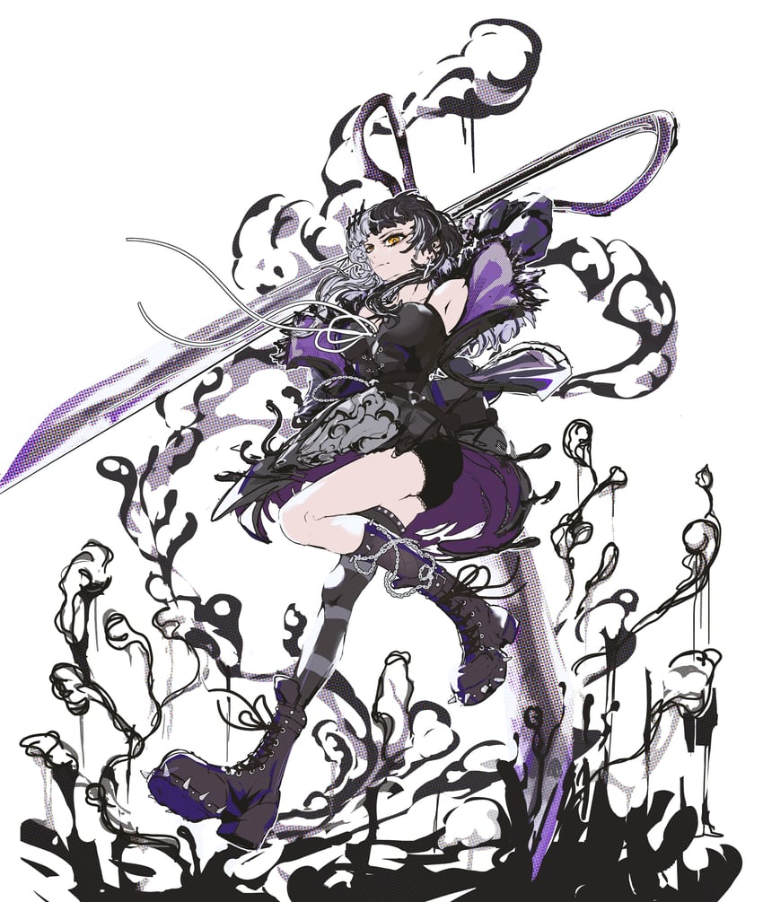 shiori novella (hololive and 1 more) drawn by 01neeto