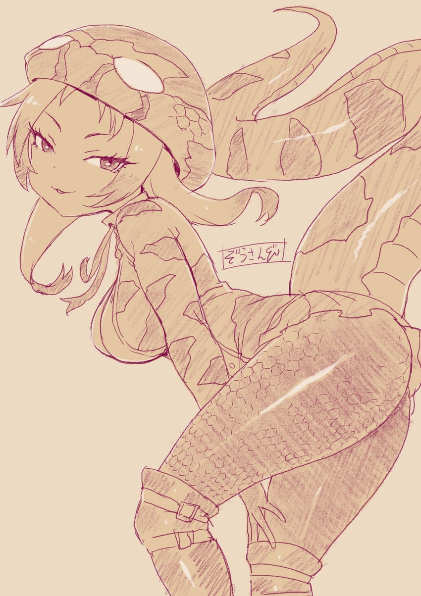 african rock python (kemono friends and 1 more) drawn by masuyama_ryou