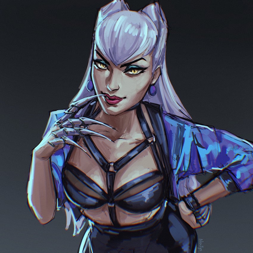evelynn and k/da all out evelynn (league of legends) drawn by noctysart