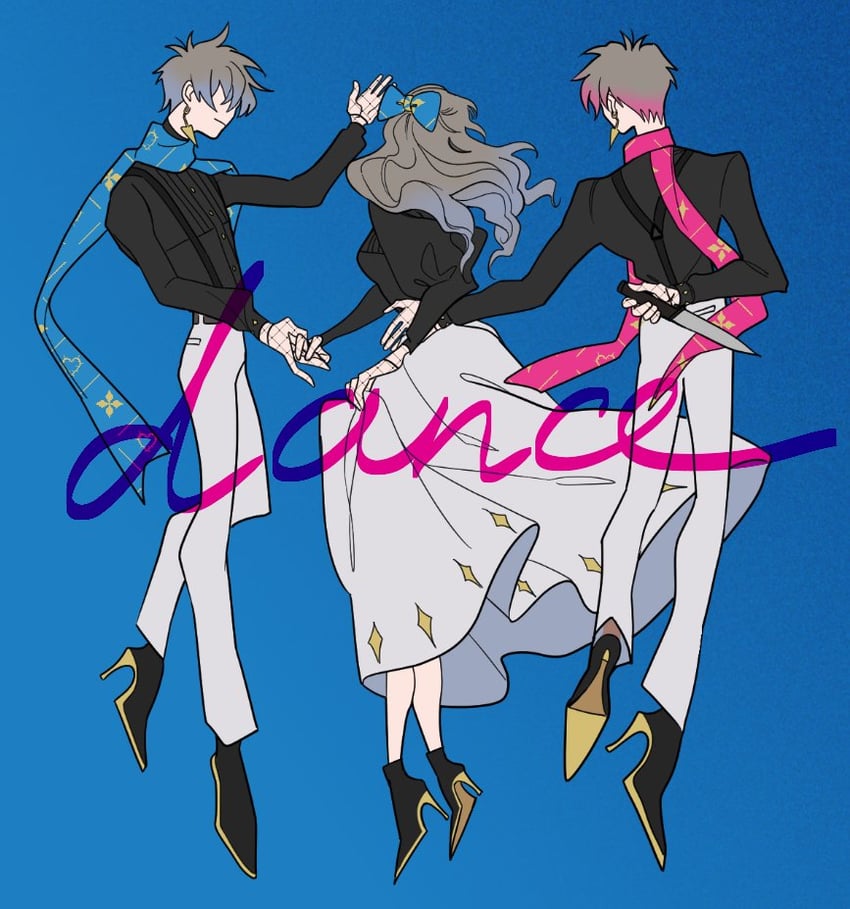 ike eveland and eki eveland (nijisanji and 1 more) drawn by ysk2545