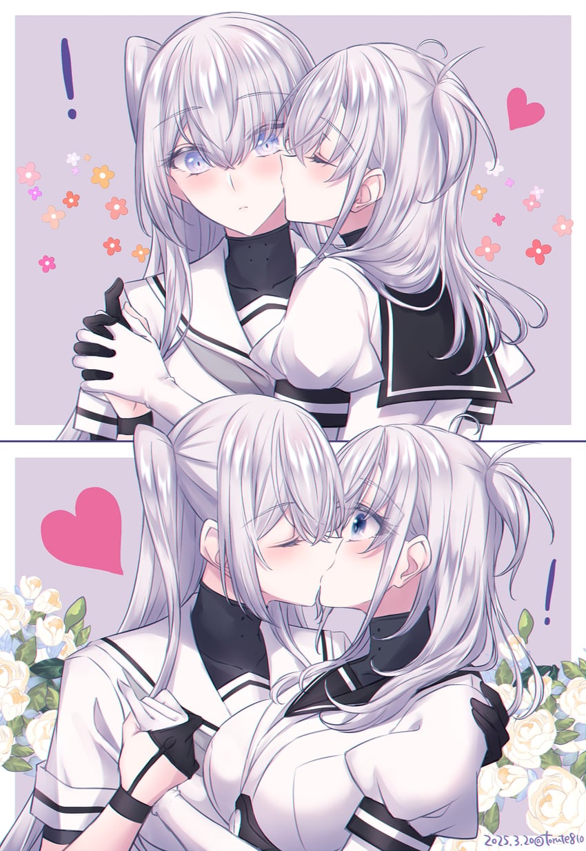 suzutsuki and fuyutsuki (kantai collection) drawn by kabocha_torute