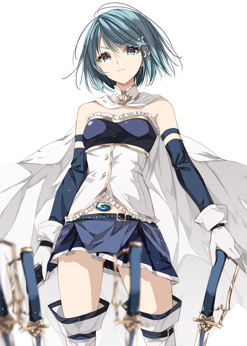 miki sayaka (mahou shoujo madoka magica) drawn by misteor