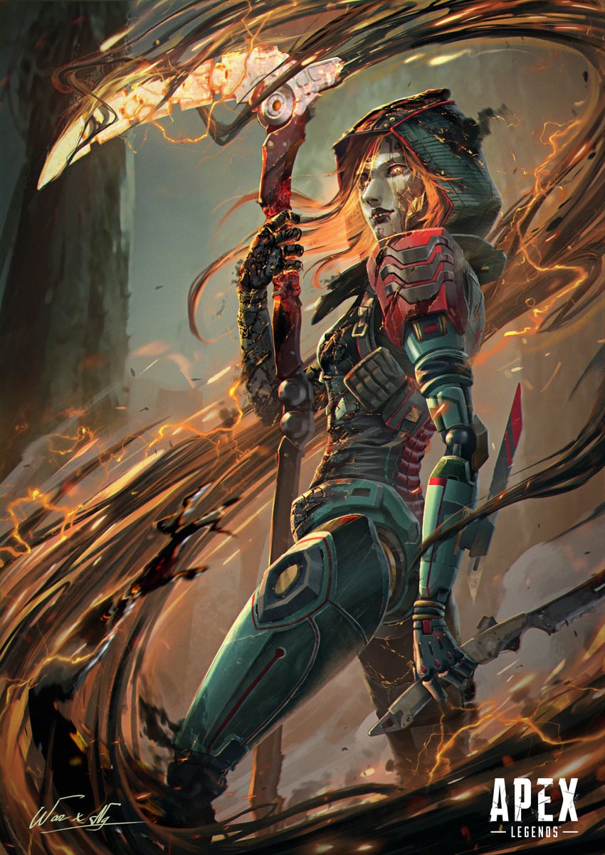 ash and revenant (apex legends) drawn by warren_nguyen