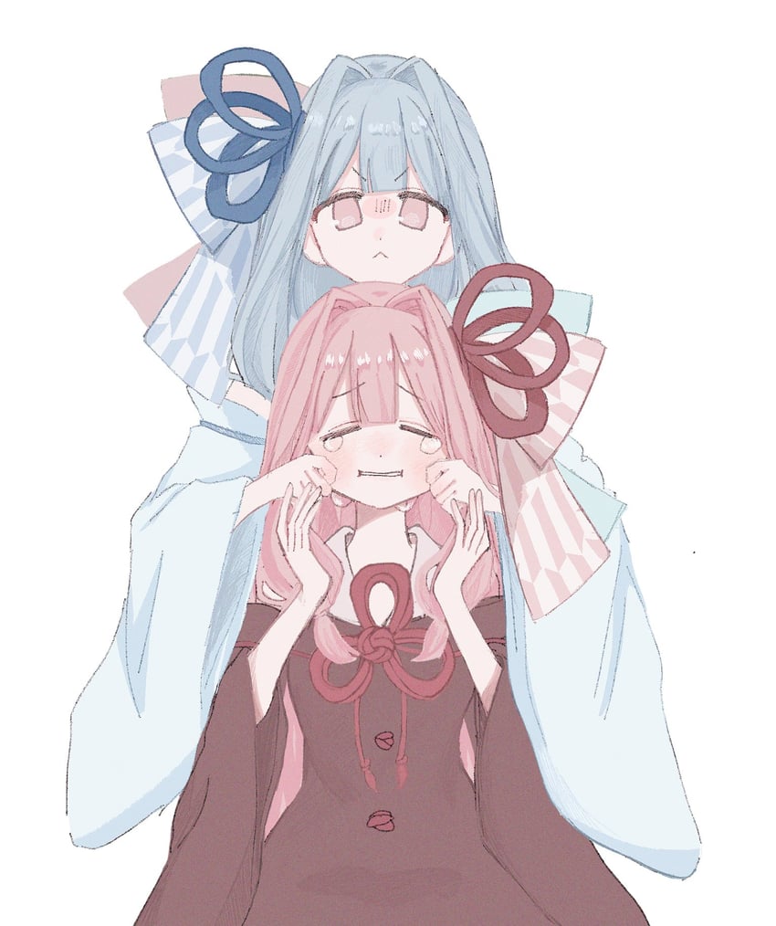 kotonoha akane and kotonoha aoi (voiceroid) drawn by mu_(fyt8ozu7rxqyoy4)