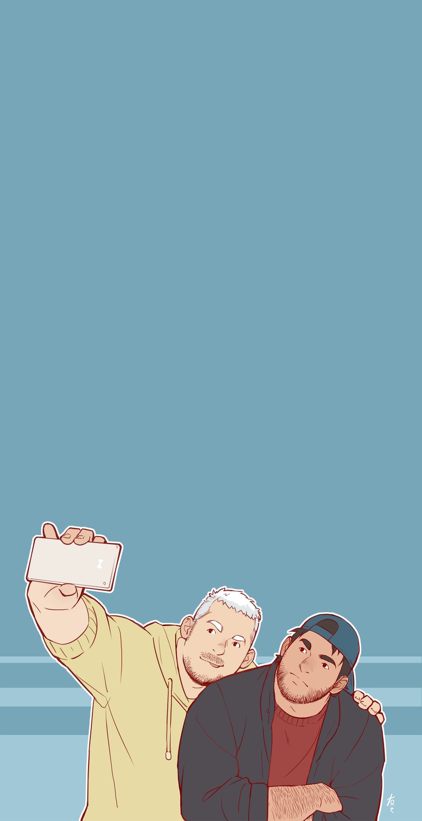 asgar and amo (ji peng gou you) drawn by youtian_(youtiange)