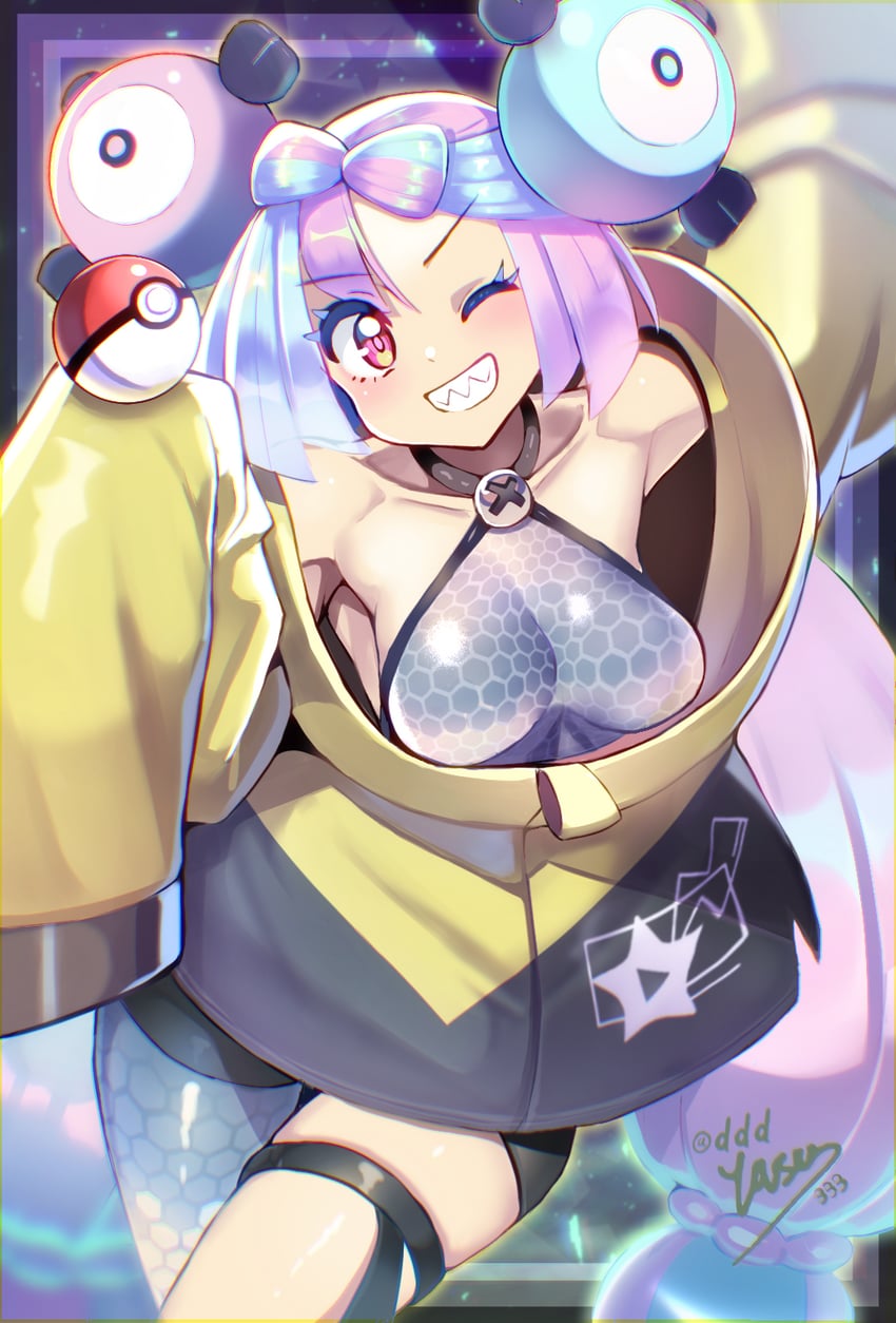 iono and magnemite (pokemon and 1 more) drawn by yasu_suupatenin
