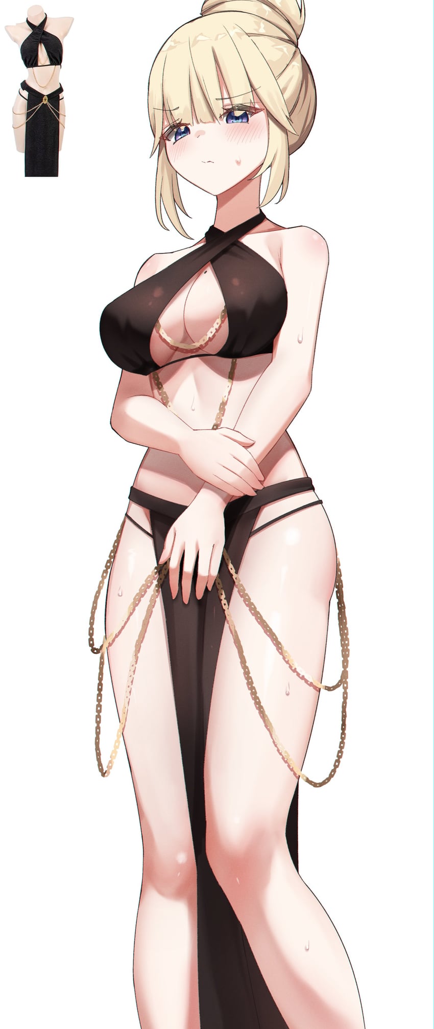 watson amelia (hololive and 1 more) drawn by skaarl_(artist)