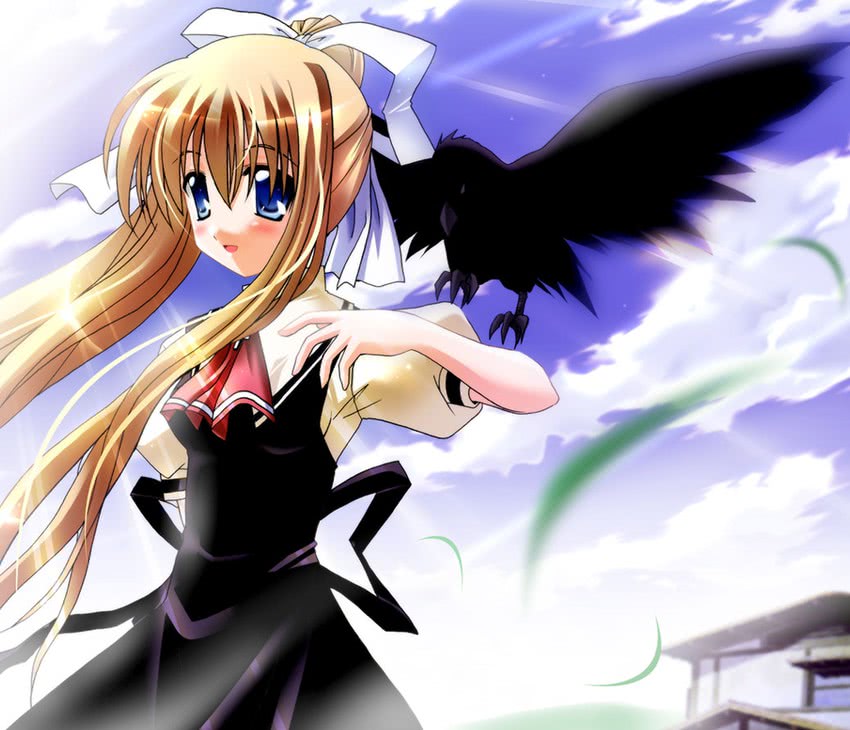 kamio misuzu and sora (air) drawn by otoki_raku