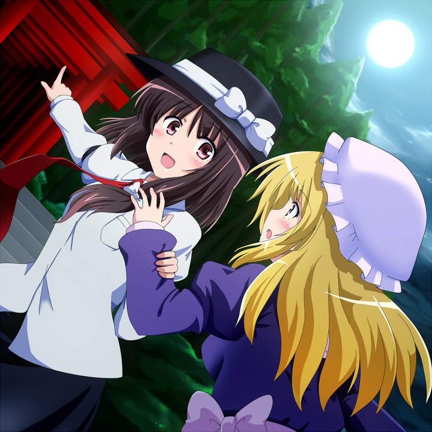 usami renko and maribel hearn (touhou and 1 more) drawn by kamelie