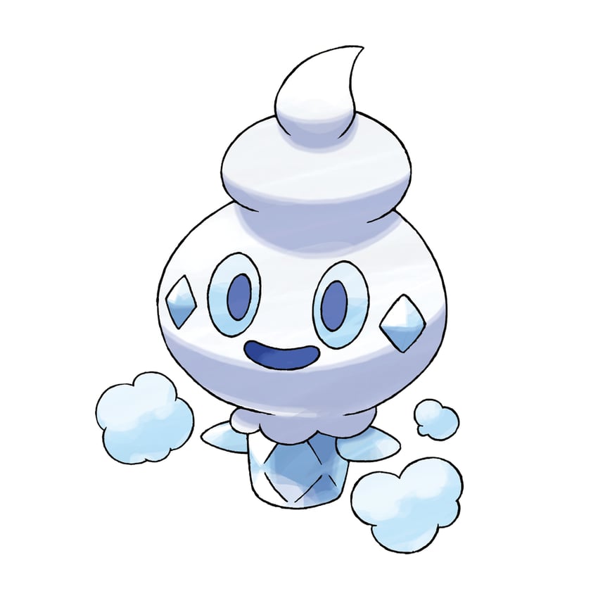 vanillite (pokemon and 1 more) drawn by sugimori_ken