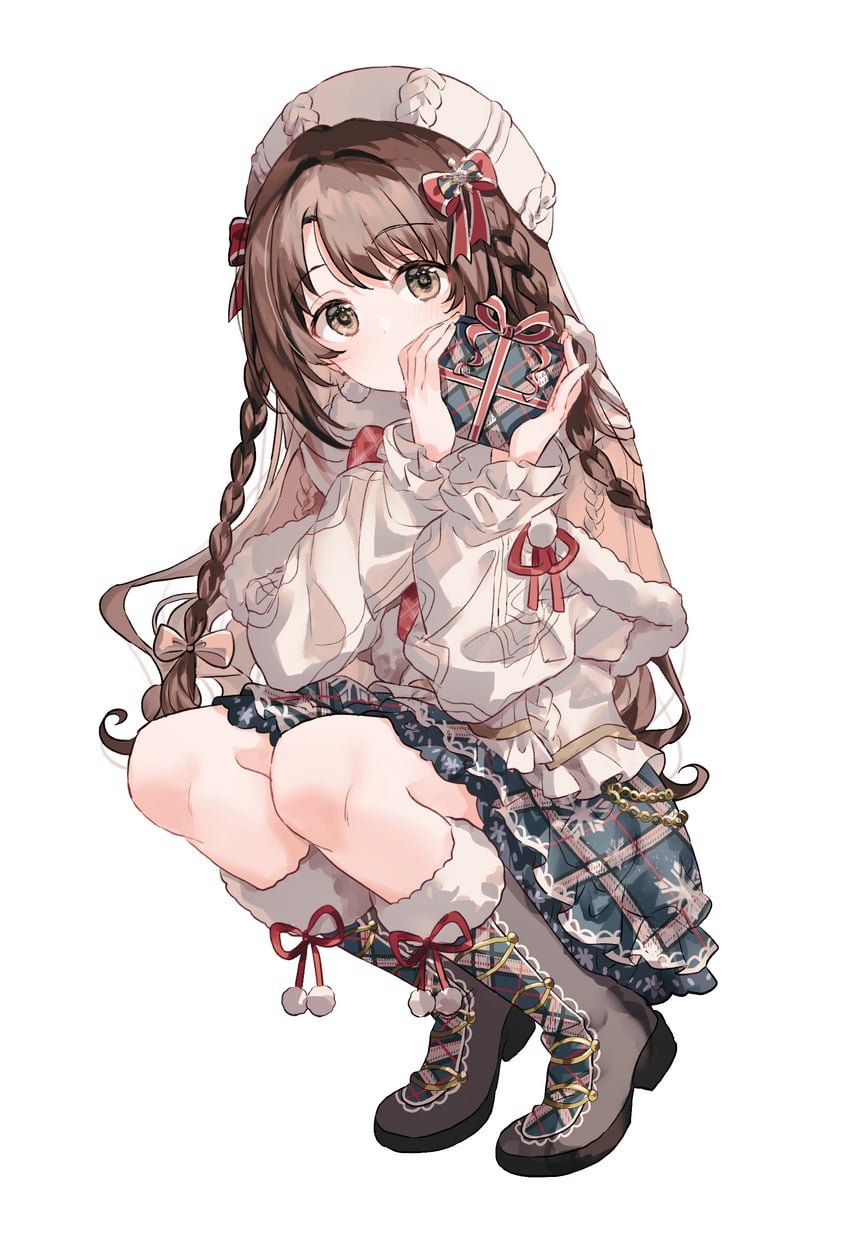 shimamura uzuki (idolmaster and 1 more) drawn by migolu