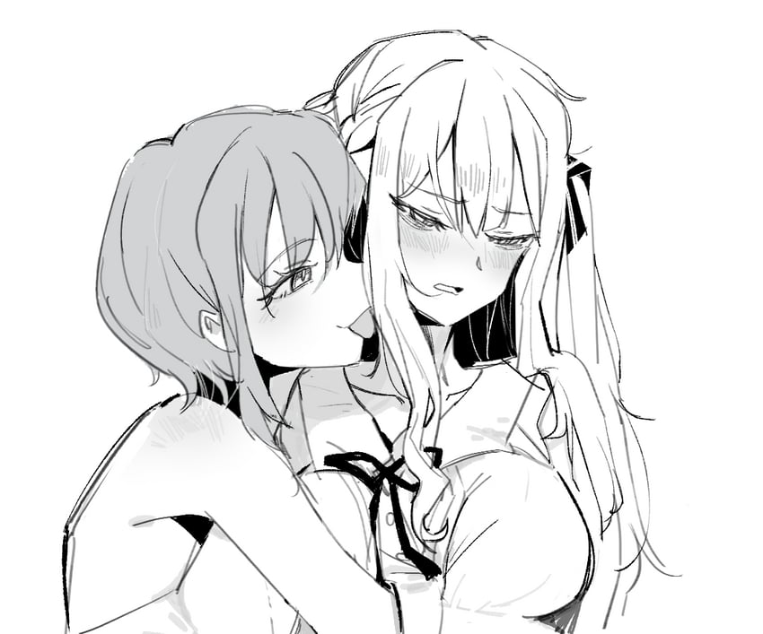 togawa sakiko and yuutenji nyamu (bang dream! and 1 more) drawn by yukikuma_(yukikuma_018)