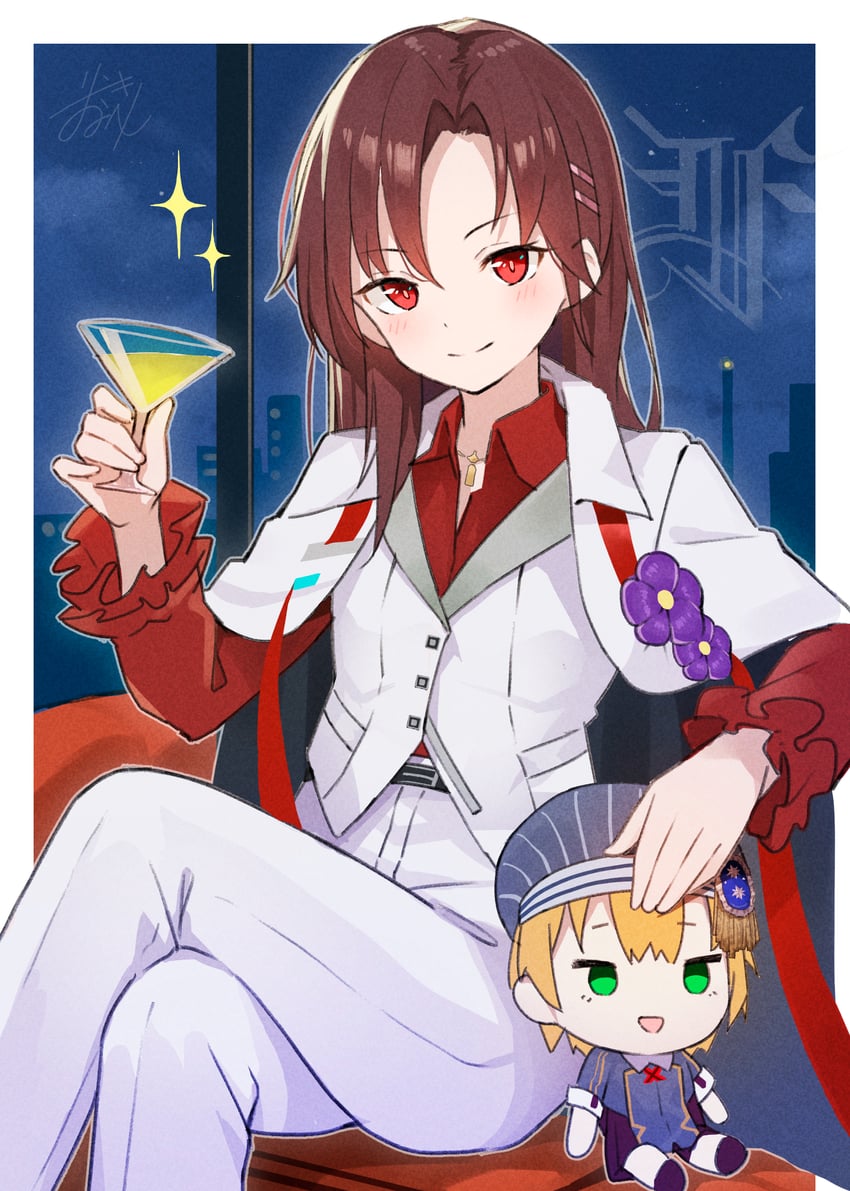 yanagi mion and maruyama kanata (heaven burns red) drawn by rinki_oohen