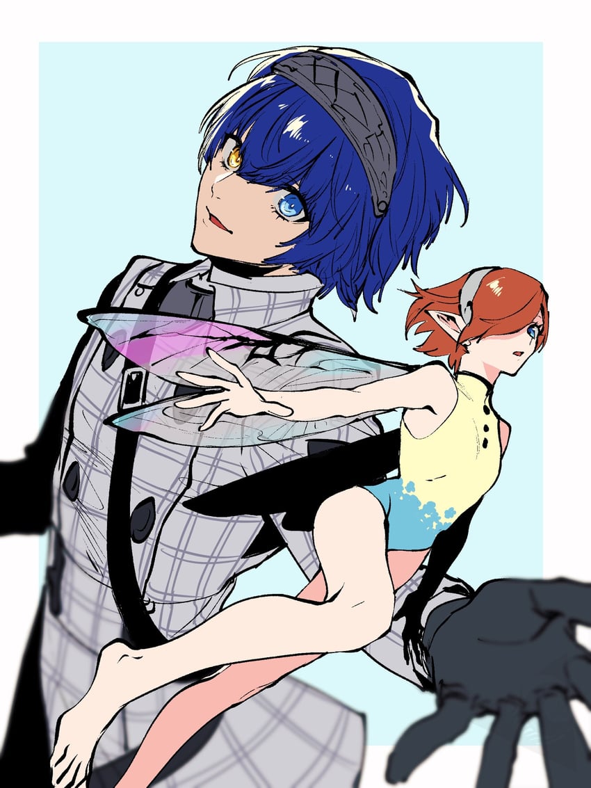 protagonist and gallica (metaphor: refantazio) drawn by tatsunami