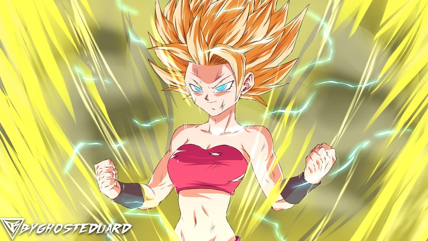 caulifla (dragon ball and 1 more) drawn by byghosteduard