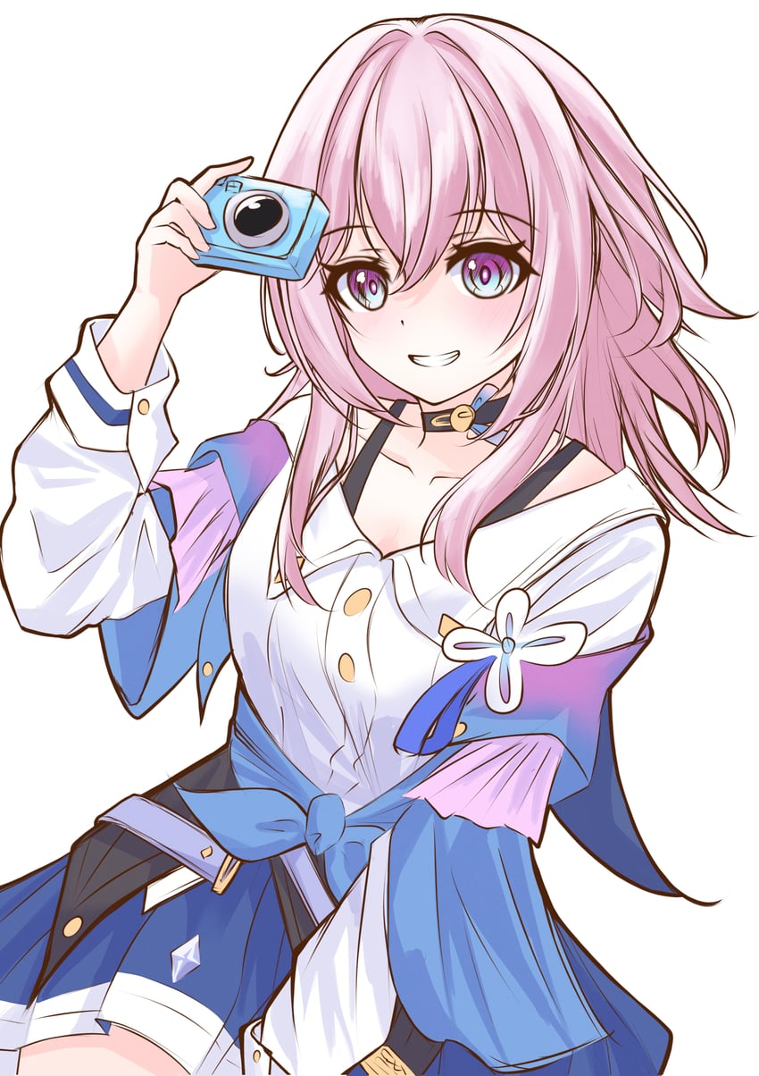 march 7th (honkai and 1 more) drawn by reachizu