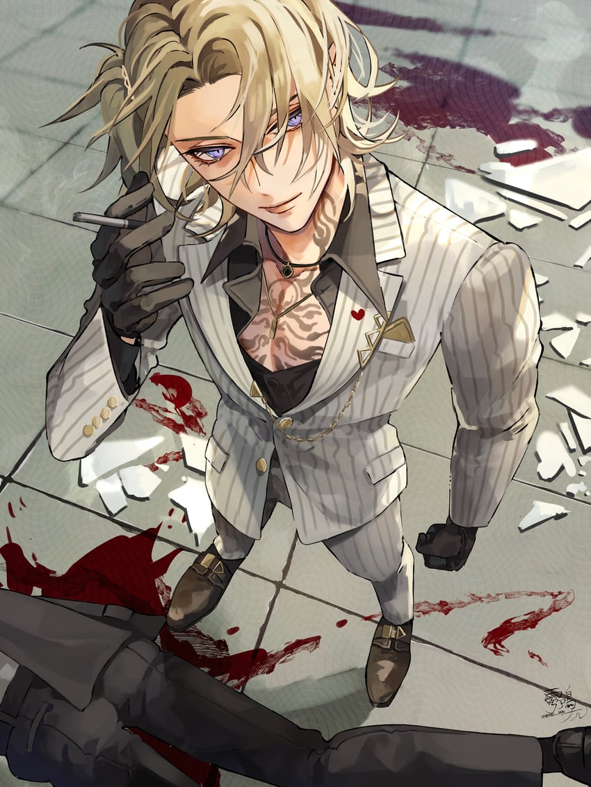 luca kaneshiro (nijisanji and 1 more) drawn by raimei_naru