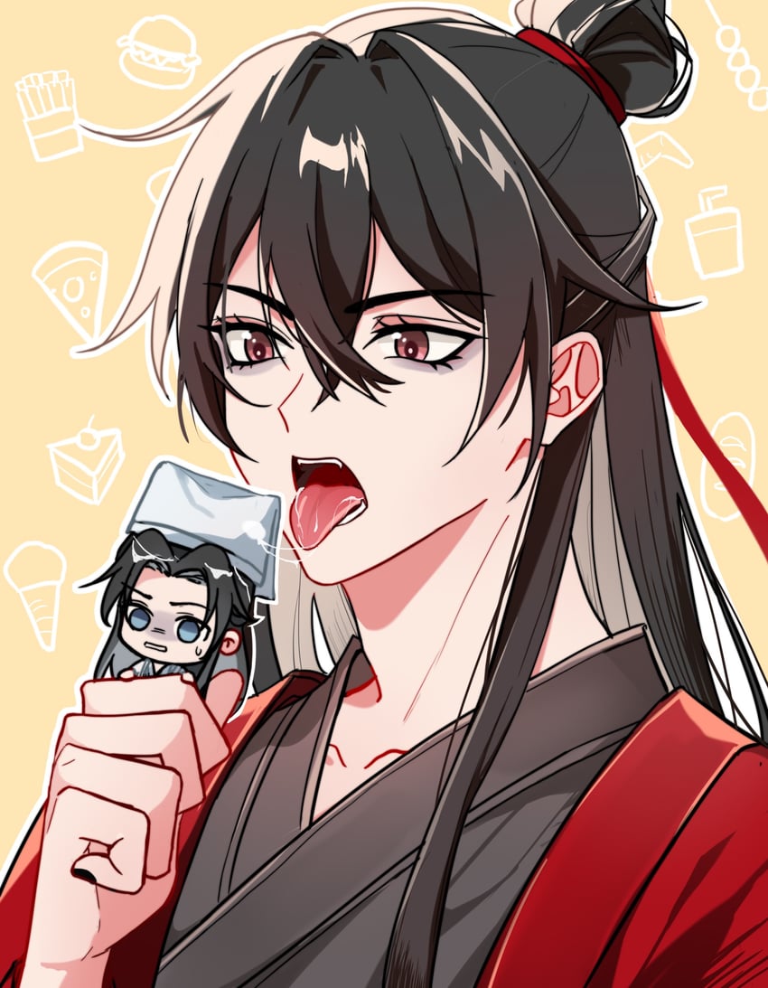 li huowang and zhuge yuan (dao gui yi xian) drawn by moxiaobingbuxiao