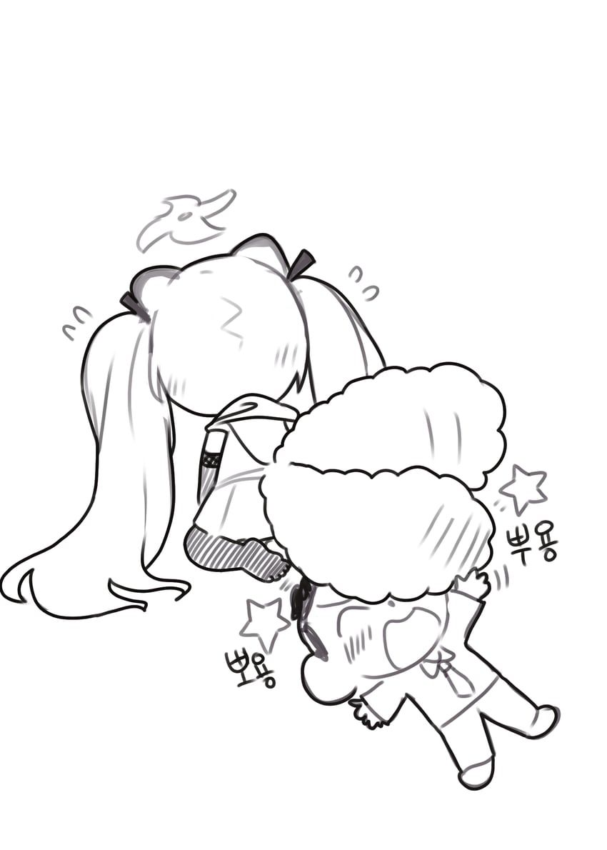 sensei, doodle sensei, and michiru (blue archive) drawn by dokomon
