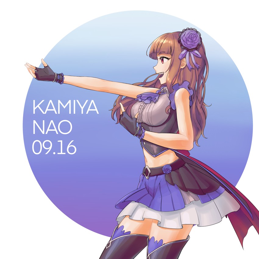 kamiya nao (idolmaster and 2 more) drawn by hear_(kpmf4732)