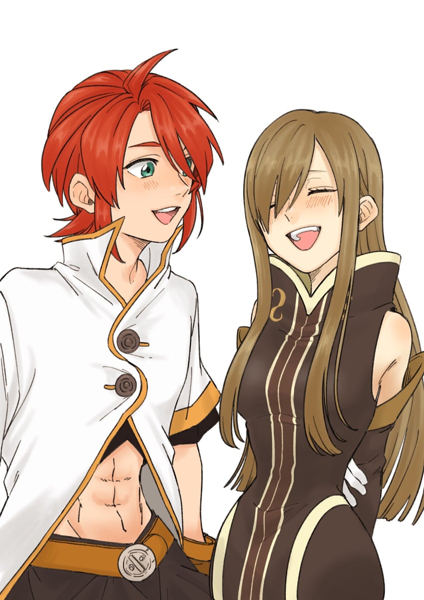 tear grants and luke fon fabre (tales of and 1 more) drawn by p_teirin