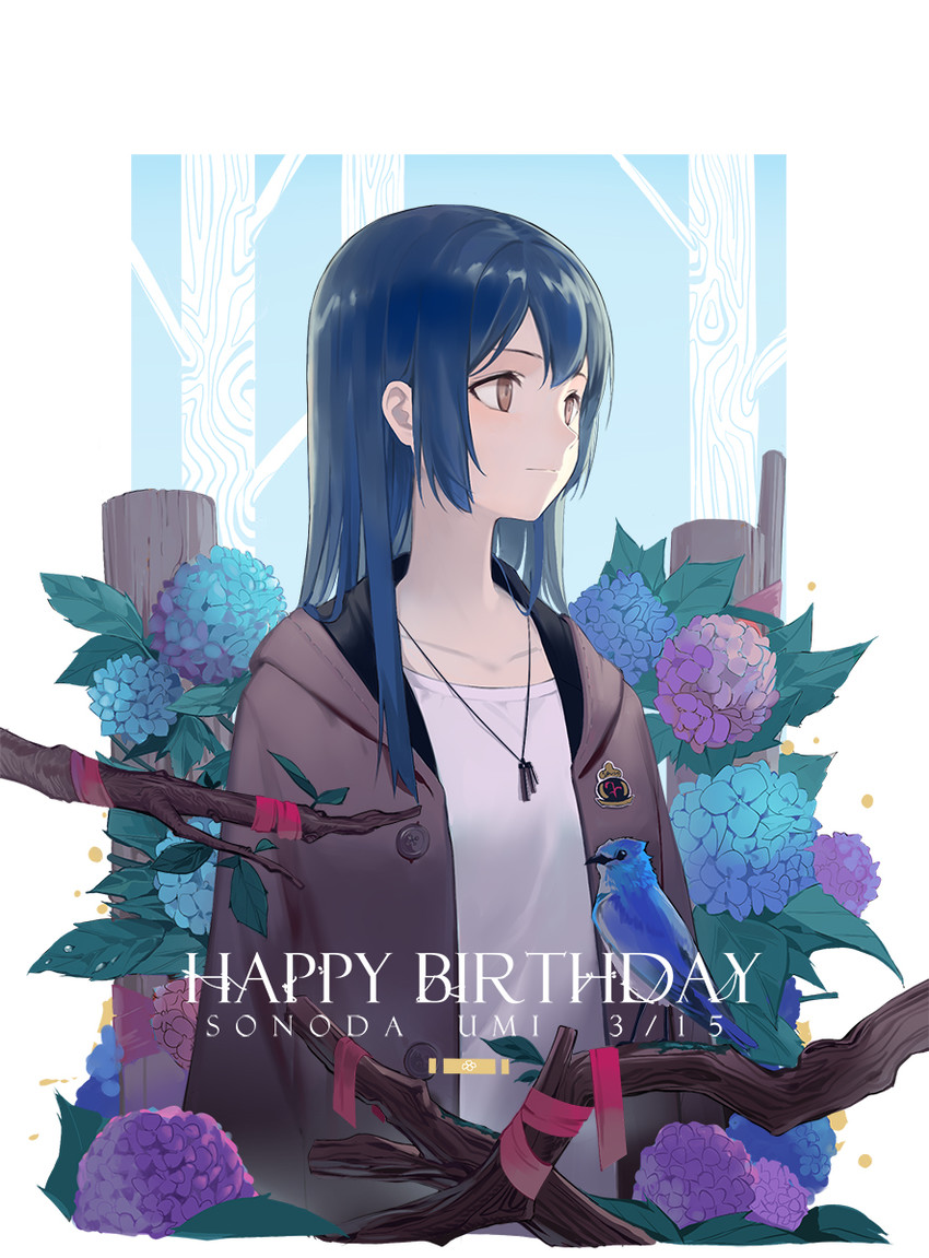 sonoda umi (love live! and 1 more) drawn by huanxiang_heitu