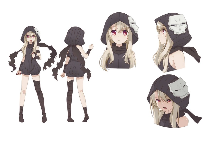 illyasviel von einzbern and assassin (fate and 1 more)