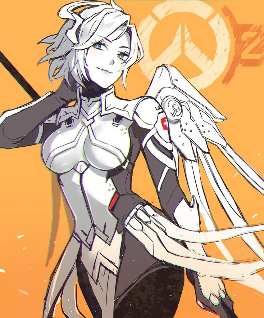 mercy (overwatch and 1 more) drawn by lino_chang