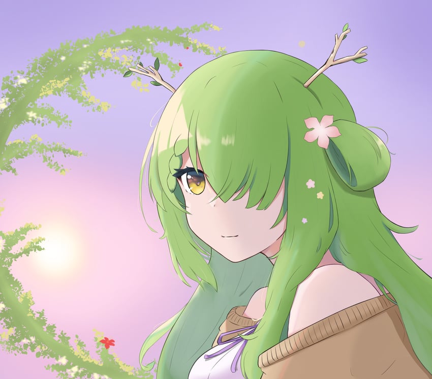 ceres fauna (hololive and 1 more) drawn by kempowder