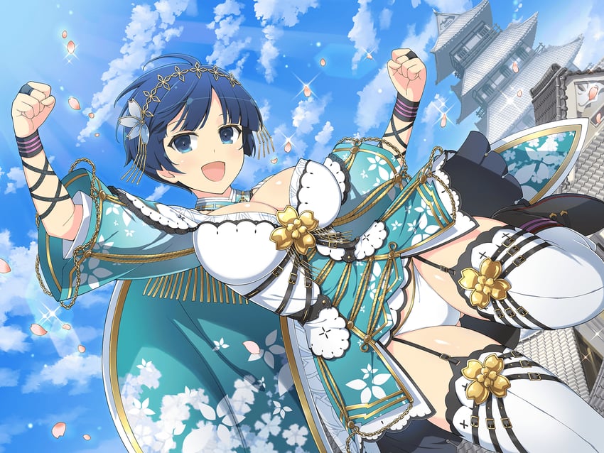 yozakura (senran kagura and 2 more) drawn by yaegashi_nan
