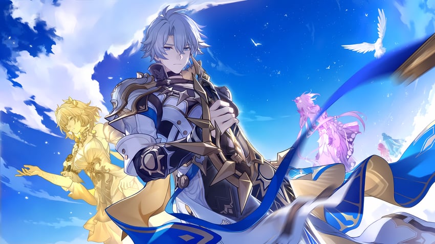 castorice, phainon, aglaea, anaxa, and trianne (honkai and 1 more)
