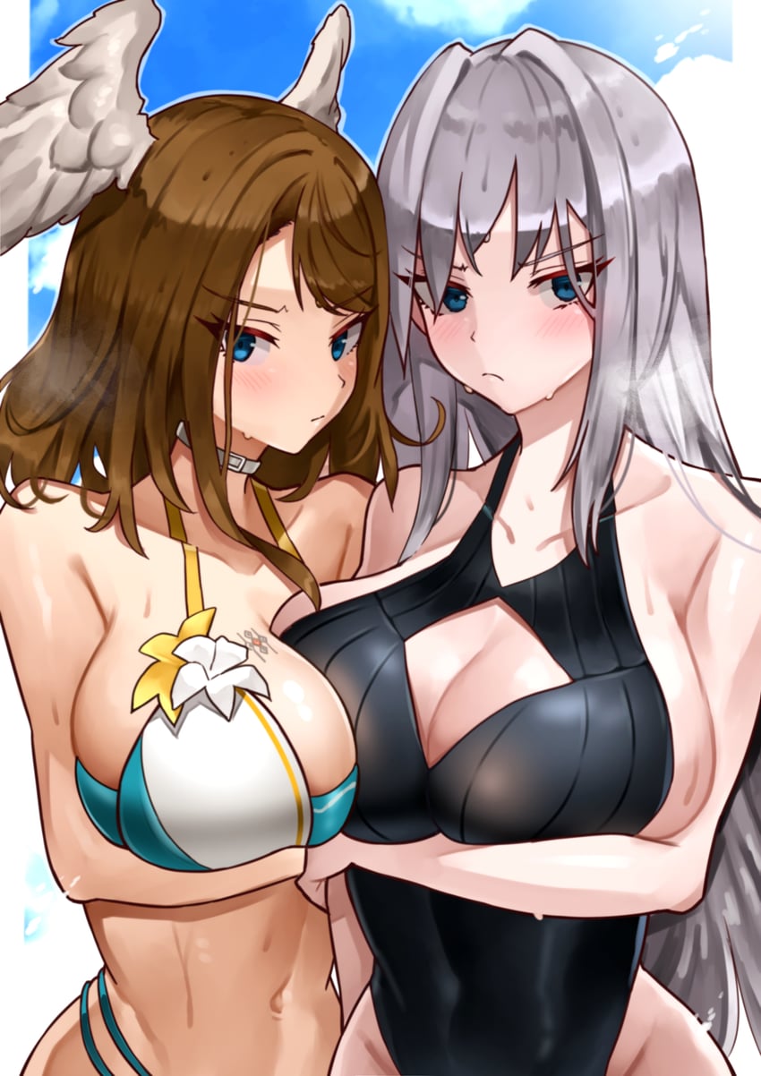 eunie and ethel (xenoblade chronicles and 1 more) drawn by yotsuha_uni