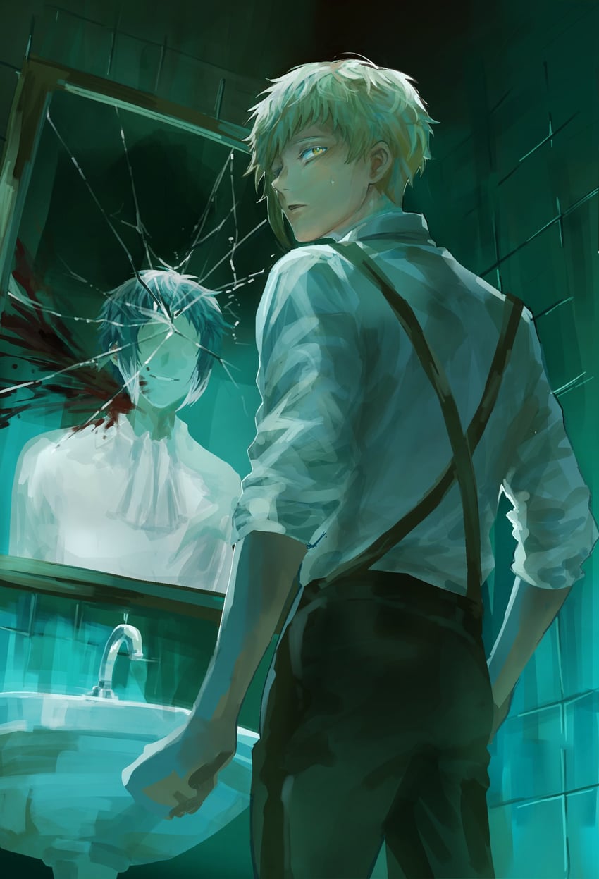 nakajima atsushi and akutagawa ryuunosuke (bungou stray dogs) drawn by nikoeqo