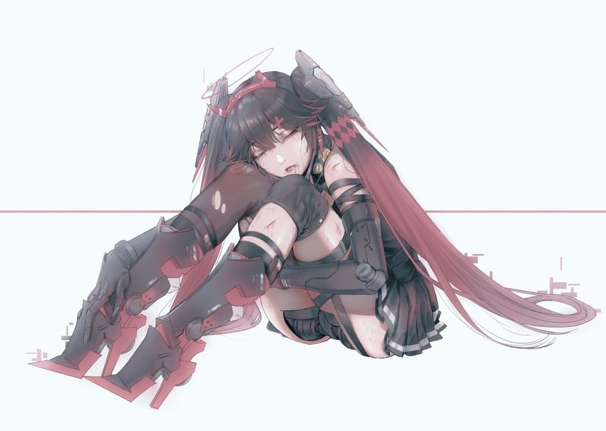 lucia and lucia: dawn (punishing: gray raven) drawn by agaver123