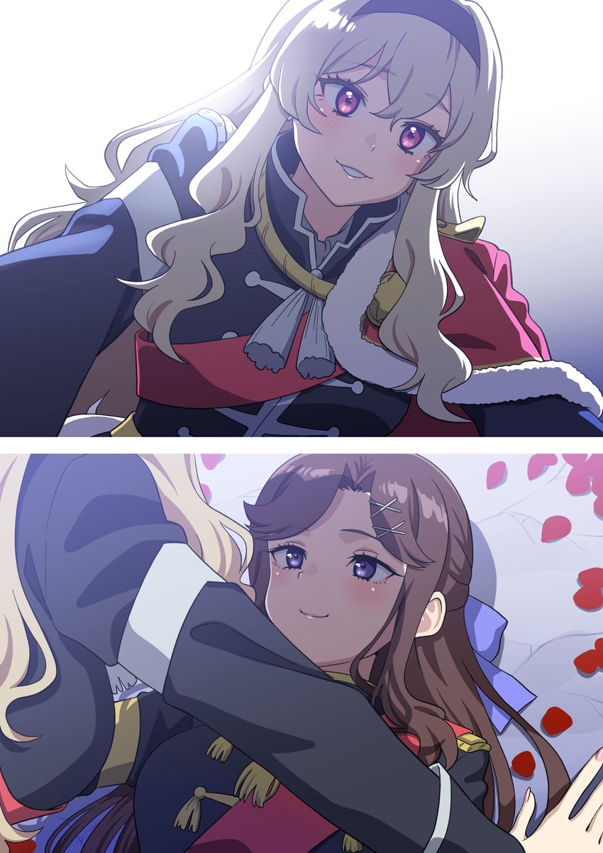 saijou claudine and tendou maya (shoujo kageki revue starlight) drawn by dia_(yvirus68)