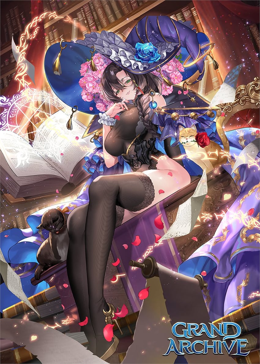 library witch (grand archive) drawn by hanh_chu