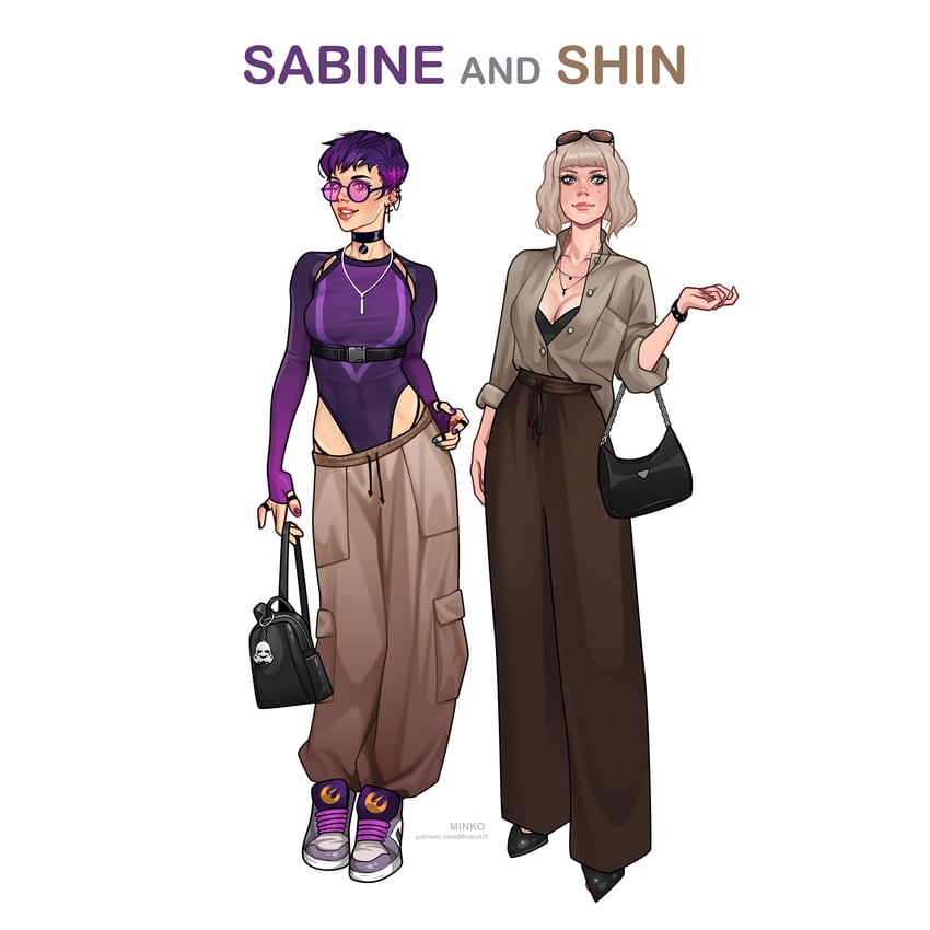 sabine wren and shin hati (star wars and 1 more) drawn by olena_minko