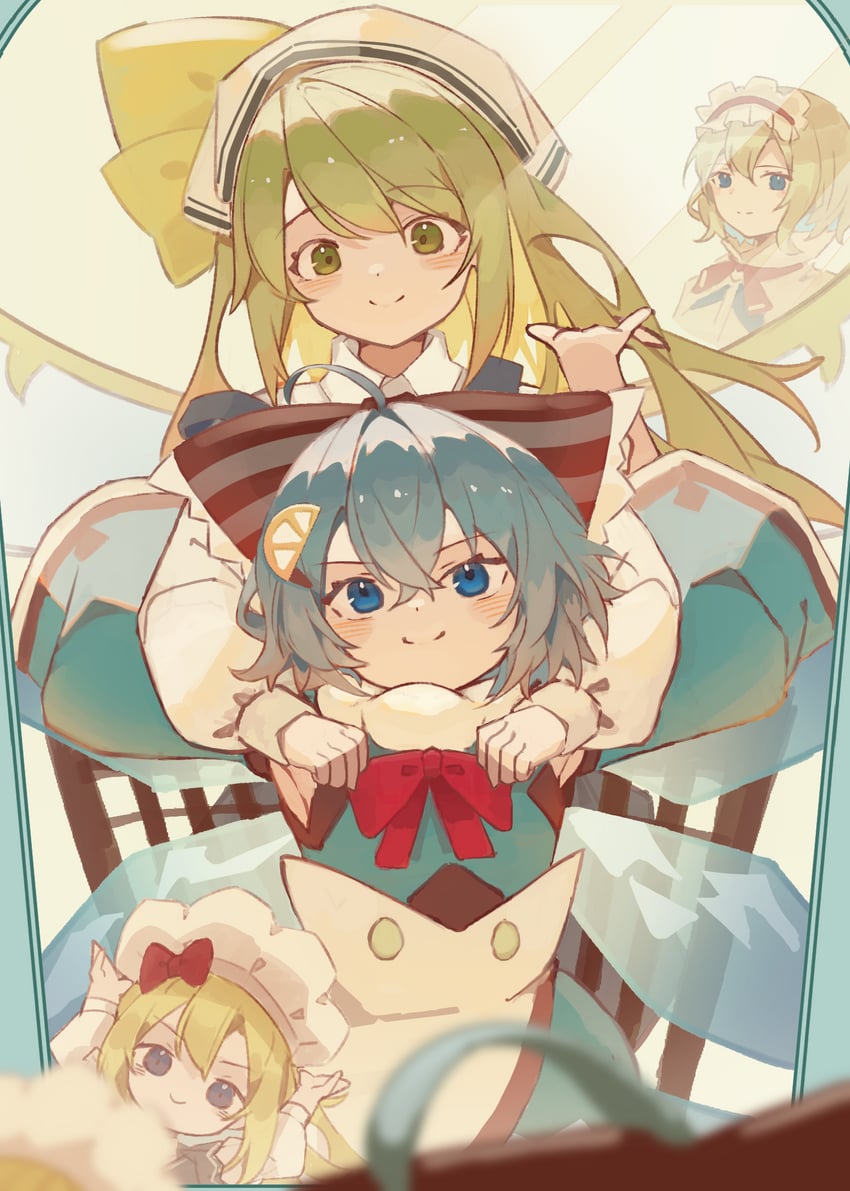 alice margatroid, cirno, daiyousei, and shanghai doll (touhou and 1 more) drawn by hinataku1222