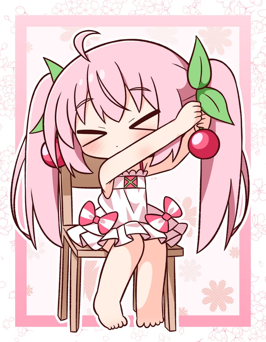 hatsune miku and sakura miku (vocaloid) drawn by hana_kazari