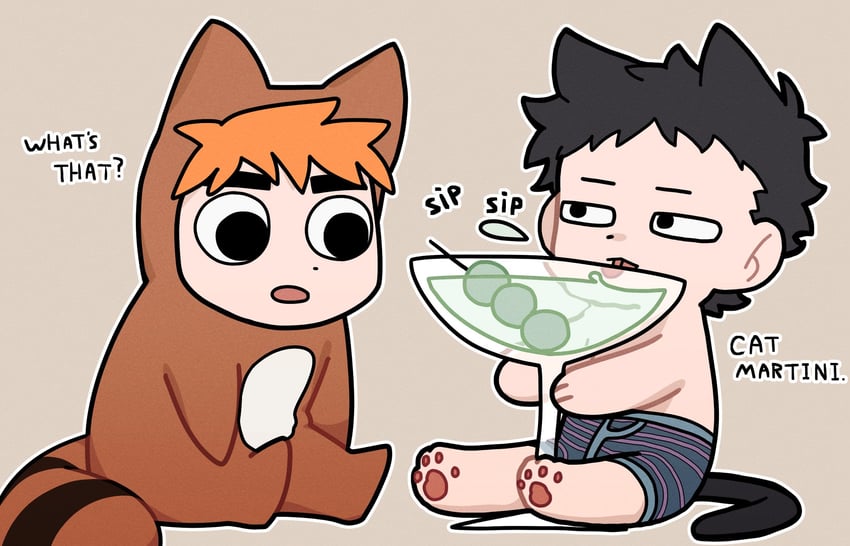 scott pilgrim and wallace wells (scott pilgrim) drawn by akt_xp